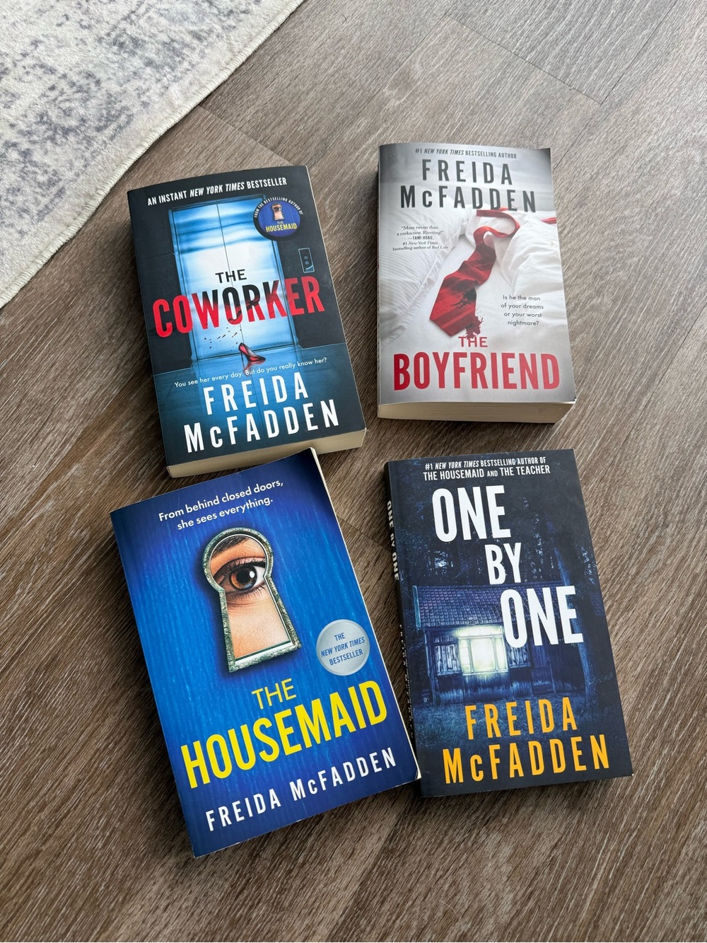 Freida McFadden Paperback Thriller Set - The Housemaid, The Boyfriend, and more